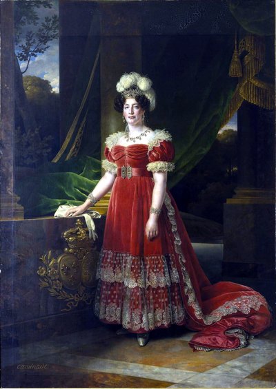 Porträt von Marie Thérèse von Frankreich, Herzogin von Angoulême (1778-1851) von Alexandre Francois Caminade